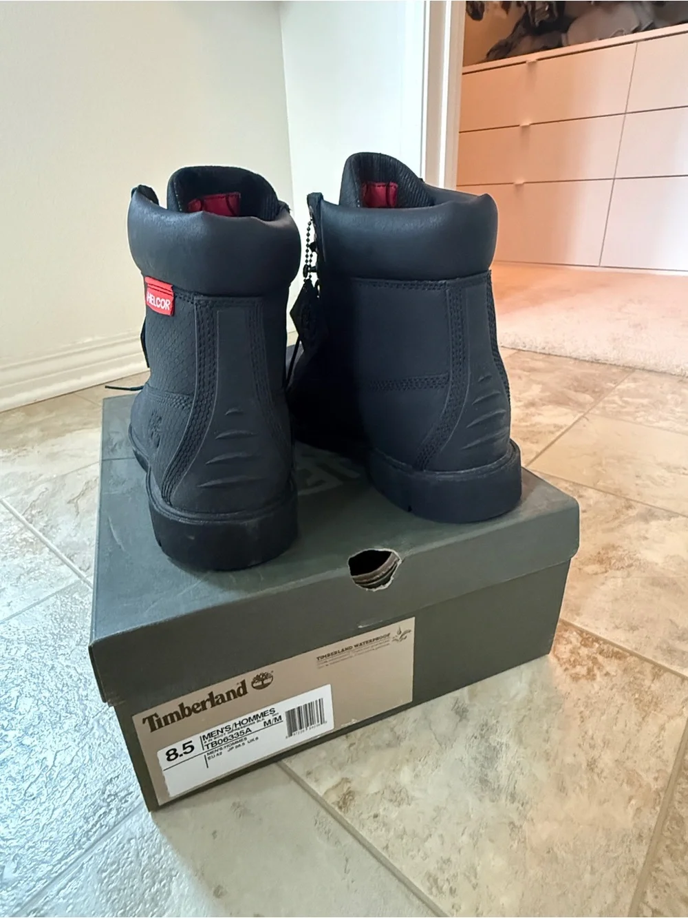 Timberland 6 in boot in black, men